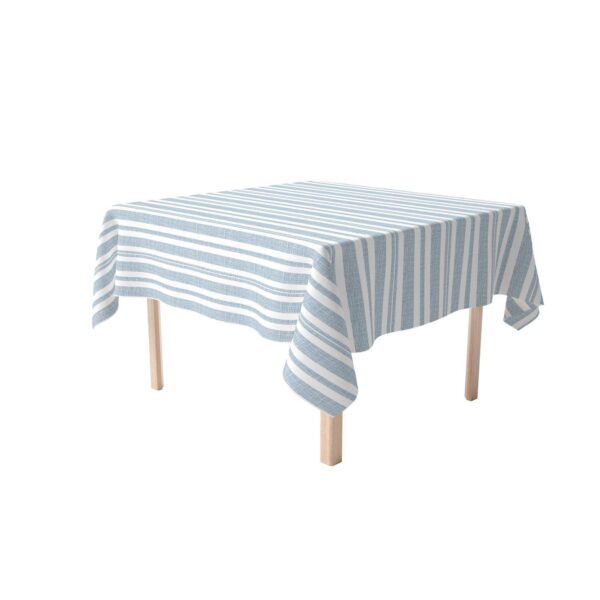 Square Tablecloth, 100% Cotton, 60x60 , Country House Stripe