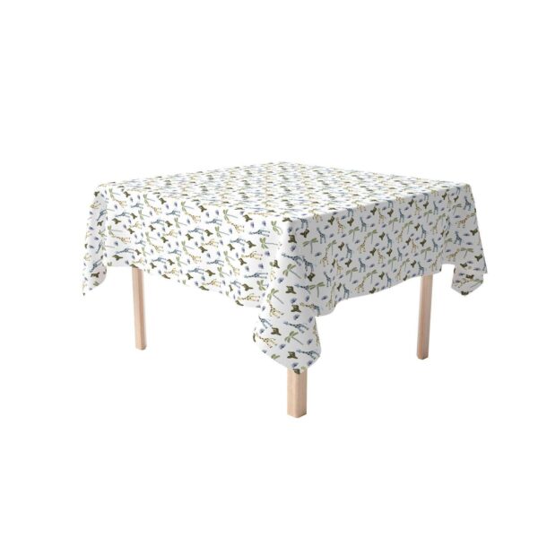 Square Tablecloth, 100% Polyester, 70x70 , Giraffe Wild Life