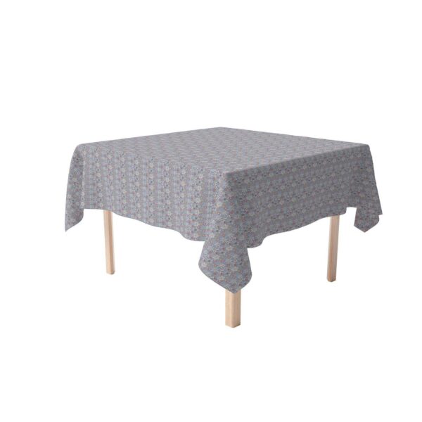 Square Tablecloth, 100% Cotton, 52x52 , Floral 50