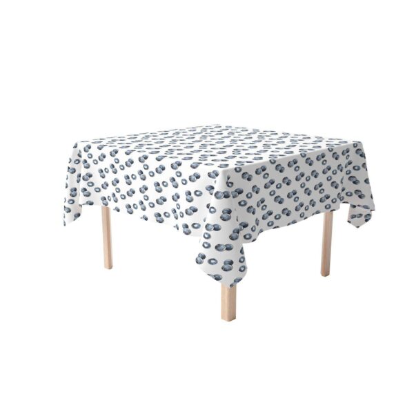 Square Tablecloth, 100% Polyester, 70x70 , Blueberry Picnic