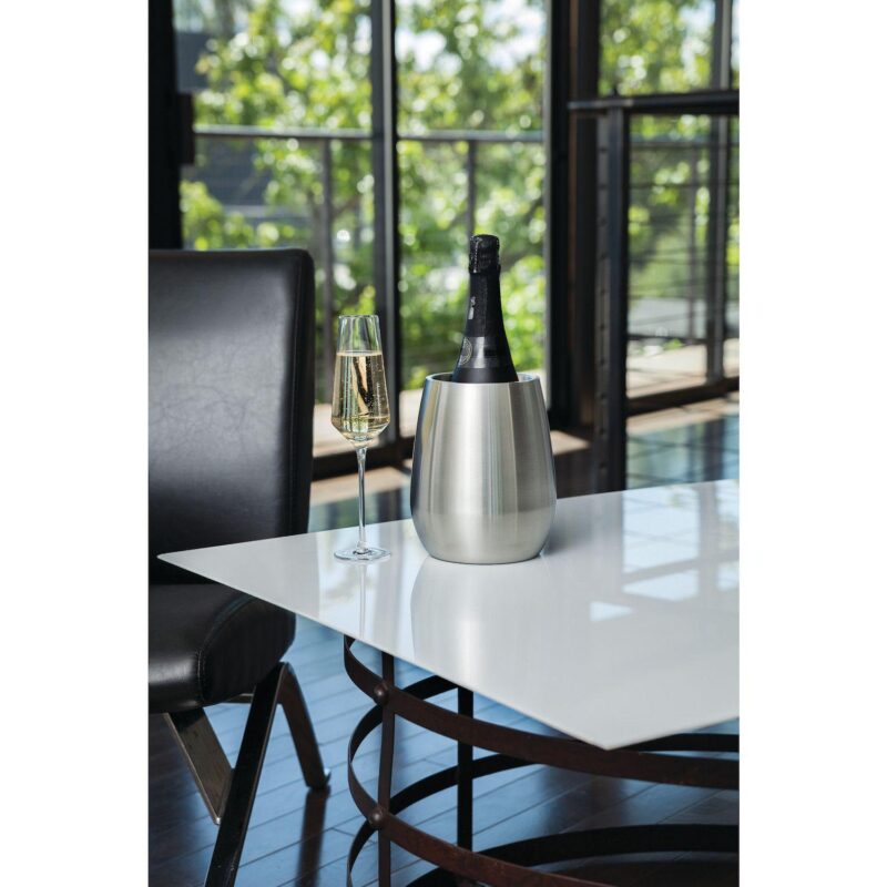 Stainless Steel Bottle Chiller by Viski - Image 5