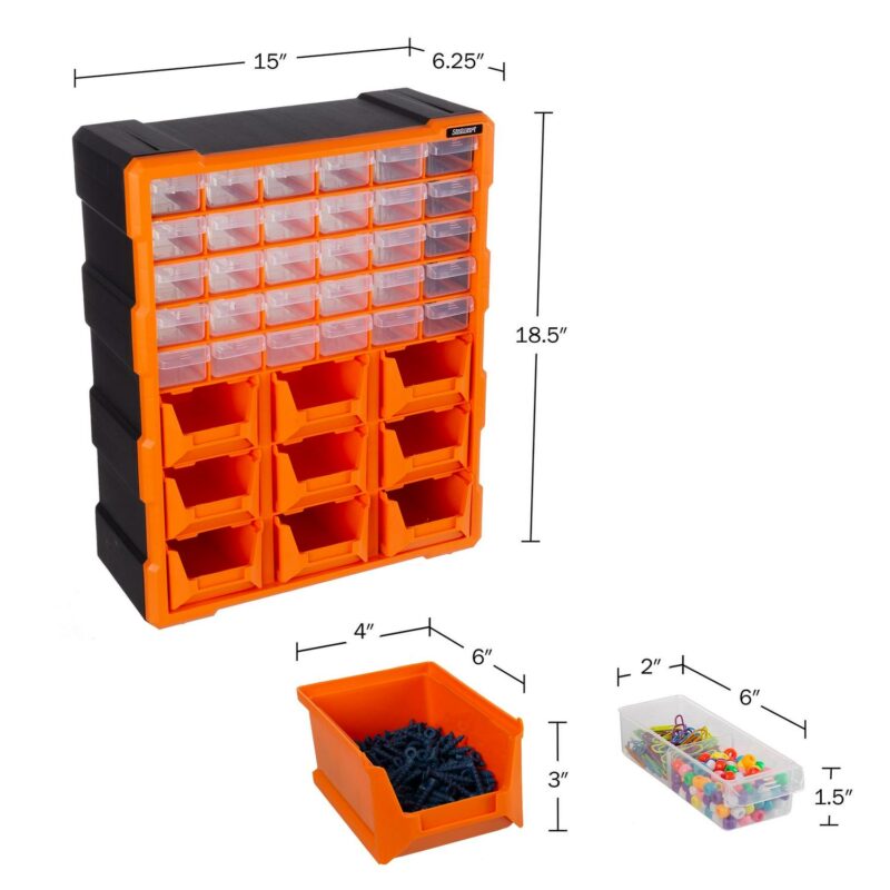 Stalwart Tool Boxes and Organizers, Plastic, 5 lb - Image 2