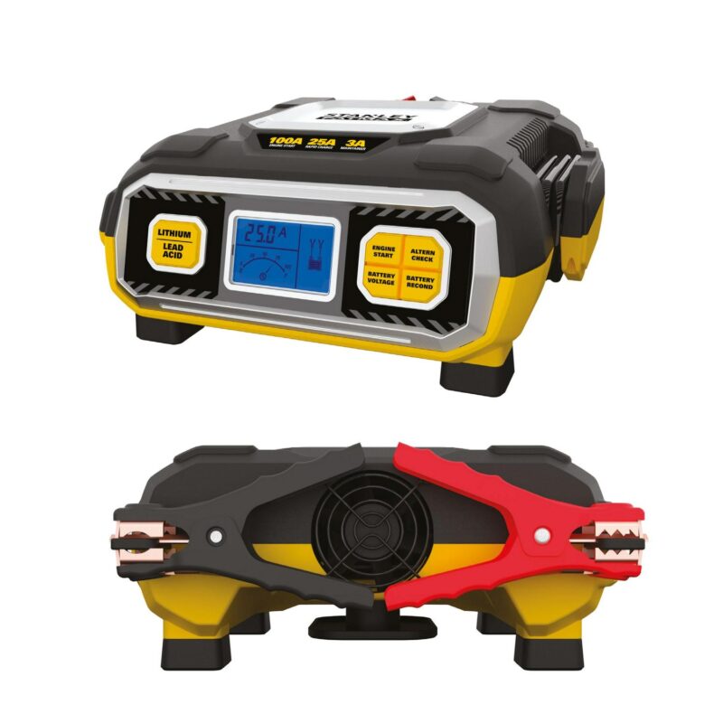 Stanley FatMax BC100BF 100 Amp Battery Charger and Maintainer For Lead Acid and Lithium Batteries, New - Image 6