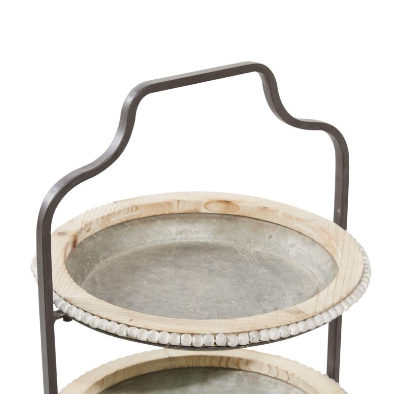 Stella and Eve Grey Iron Tiered Server - Image 5