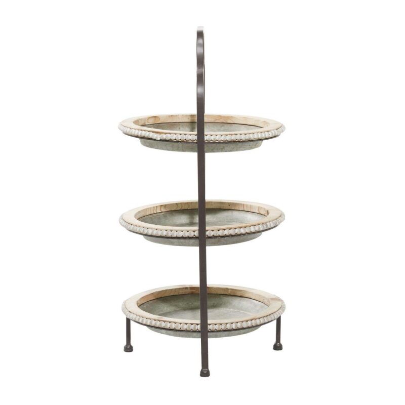Stella and Eve Grey Iron Tiered Server - Image 4