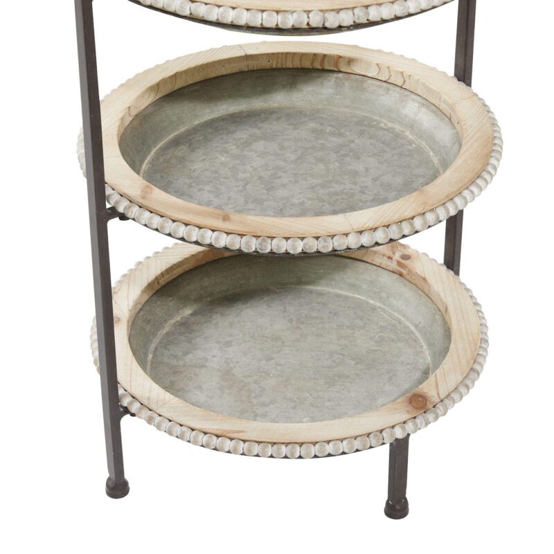 Stella and Eve Grey Iron Tiered Server - Image 6