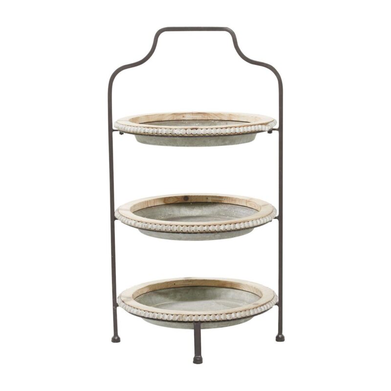 Stella and Eve Grey Iron Tiered Server - Image 3