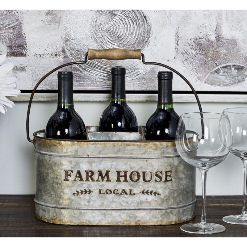 Stella and Eve Iron Wine Holder - Image 2