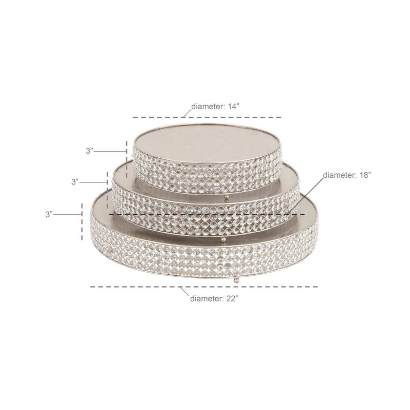 Stella and Eve Iron 3-pc. Cake Stand - Image 9
