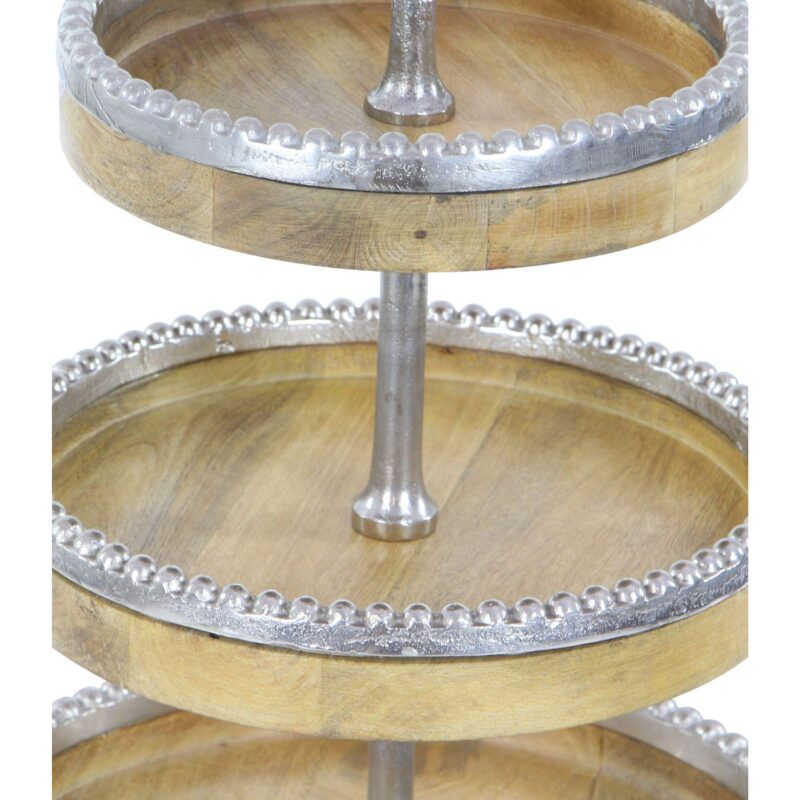 Stella and Eve Mango Wood Tiered Server - Image 3