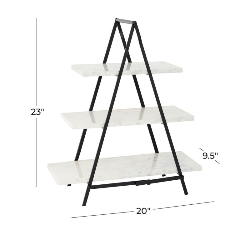 Stella and Eve Marble Tiered Server - Image 8