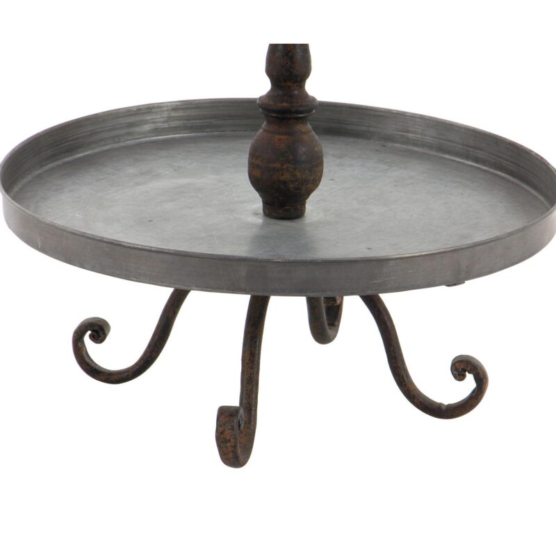 Stella and Eve Silver Iron Tiered Server - Image 4