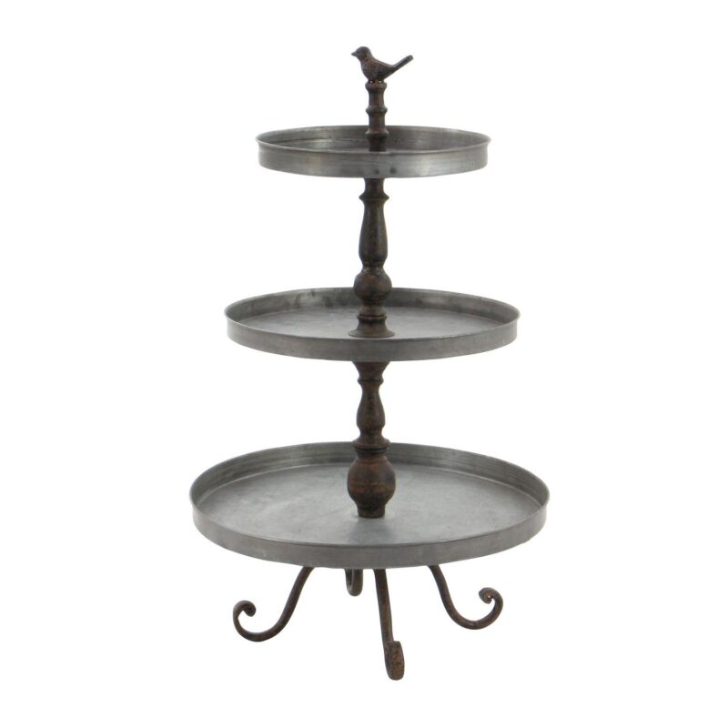 Stella and Eve Silver Iron Tiered Server - Image 3