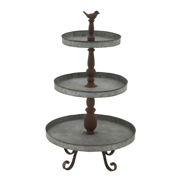 Stella and Eve Silver Iron Tiered Server