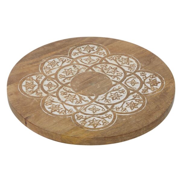 Stella and Eve Wooden Lazy Susan Cake Stand