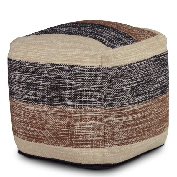 Steve Silver Co. Jamal Square Handwoven Pouf