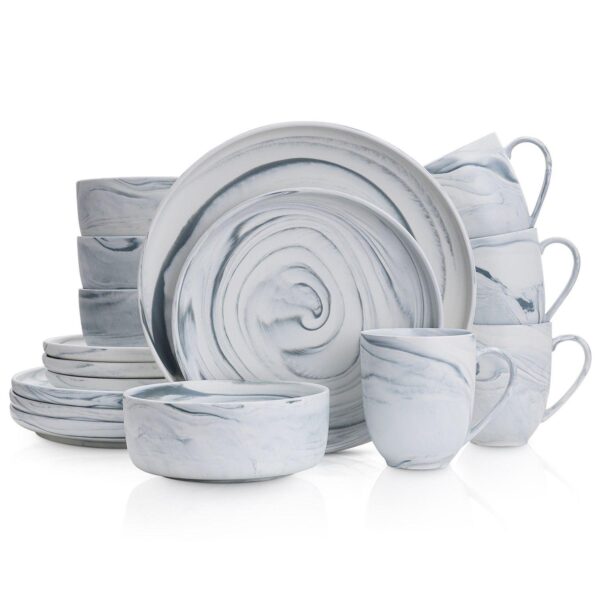 Stone + Lain Brighton Porcelain 16-pc. Dinnerware Set