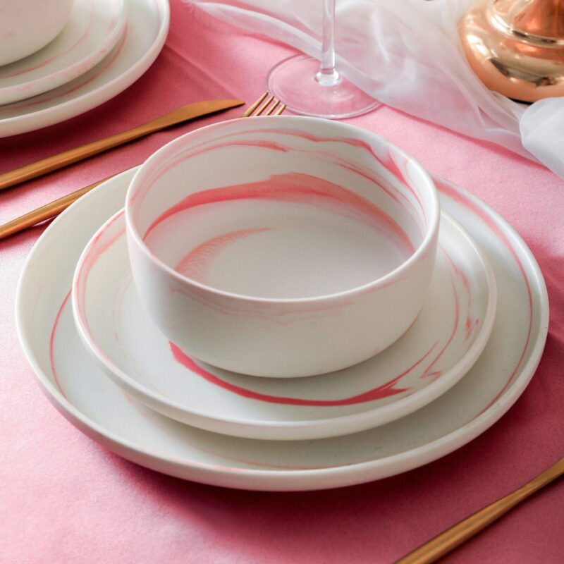 Stone + Lain Brighton Porcelain 16-pc. Dinnerware Set - Image 3