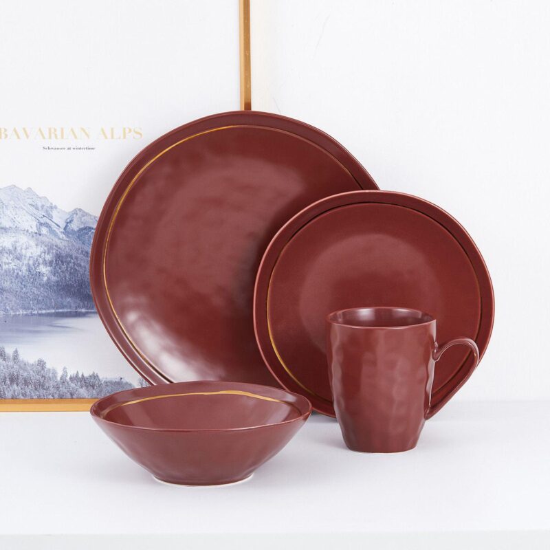 Stone + Lain Clara Porcelain 16-pc. Dinnerware Set - Image 4