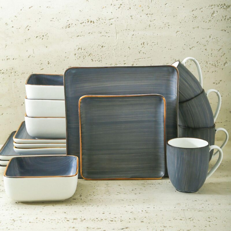 Stone + Lain Esmeralda Porcelain 16-pc. Dinnerware Set - Image 2