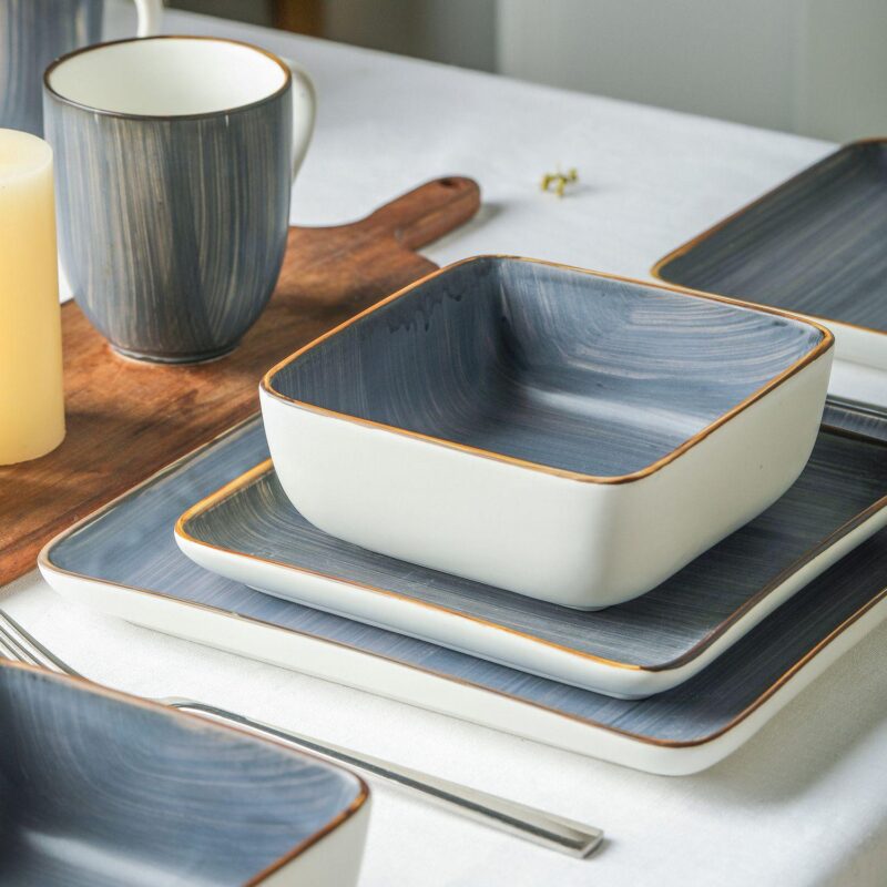 Stone + Lain Esmeralda Porcelain 16-pc. Dinnerware Set - Image 3