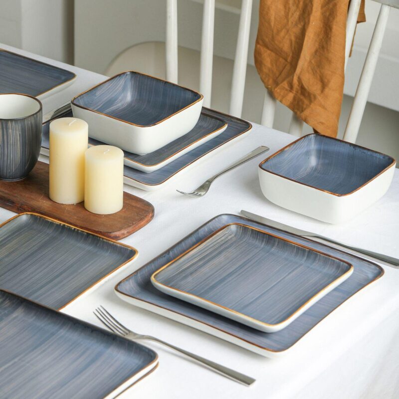 Stone + Lain Esmeralda Porcelain 16-pc. Dinnerware Set - Image 4