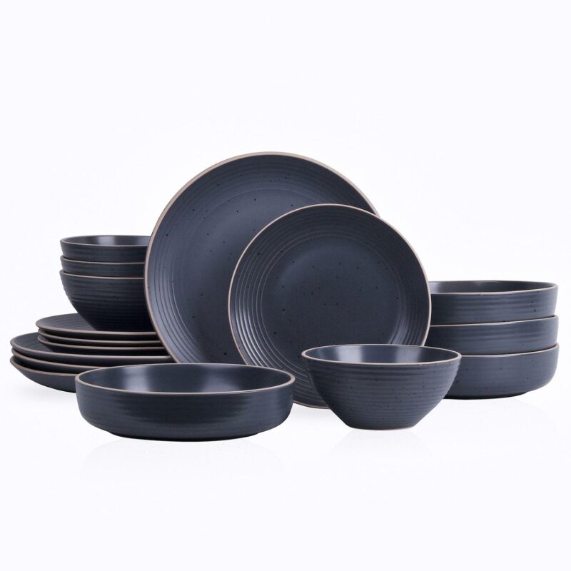 Stone + Lain Lauren Stoneware 16-Piece Dinnerware Set - Image 10