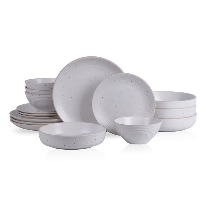 Stone + Lain Lauren Stoneware 16-Piece Dinnerware Set - Image 11