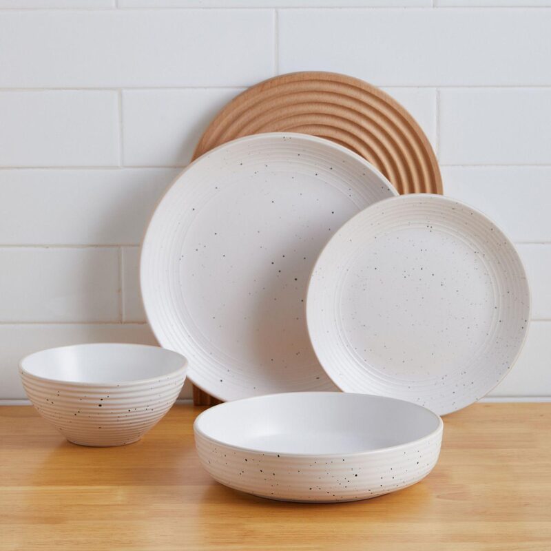 Stone + Lain Lauren Stoneware 16-Piece Dinnerware Set - Image 3