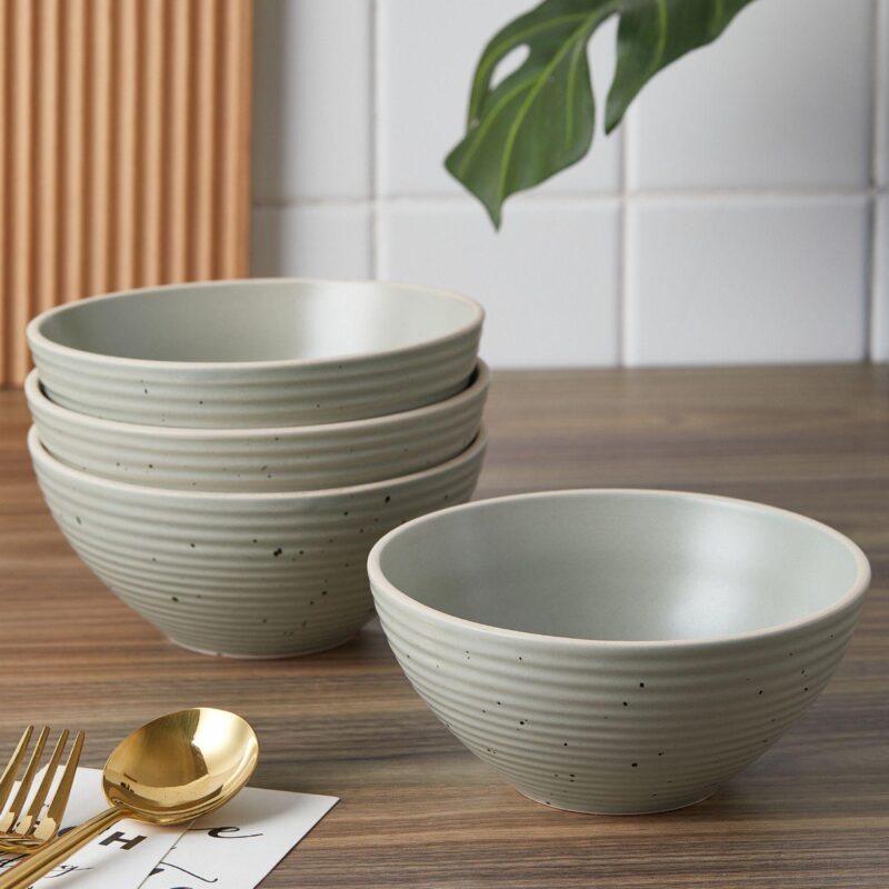 Stone + Lain Lauren Stoneware 16-Piece Dinnerware Set - Image 7