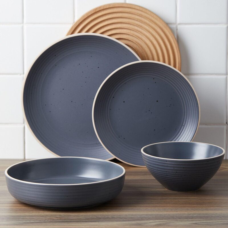Stone + Lain Lauren Stoneware 16-Piece Dinnerware Set - Image 5