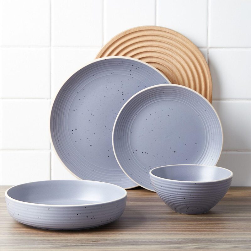 Stone + Lain Lauren Stoneware 16-Piece Dinnerware Set - Image 4