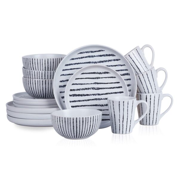 Stone + Lain Nova Stoneware 16-pc. Dinnerware Set