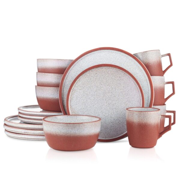 Stone + Lain Vince Stoneware 16-Piece Dinnerware Set