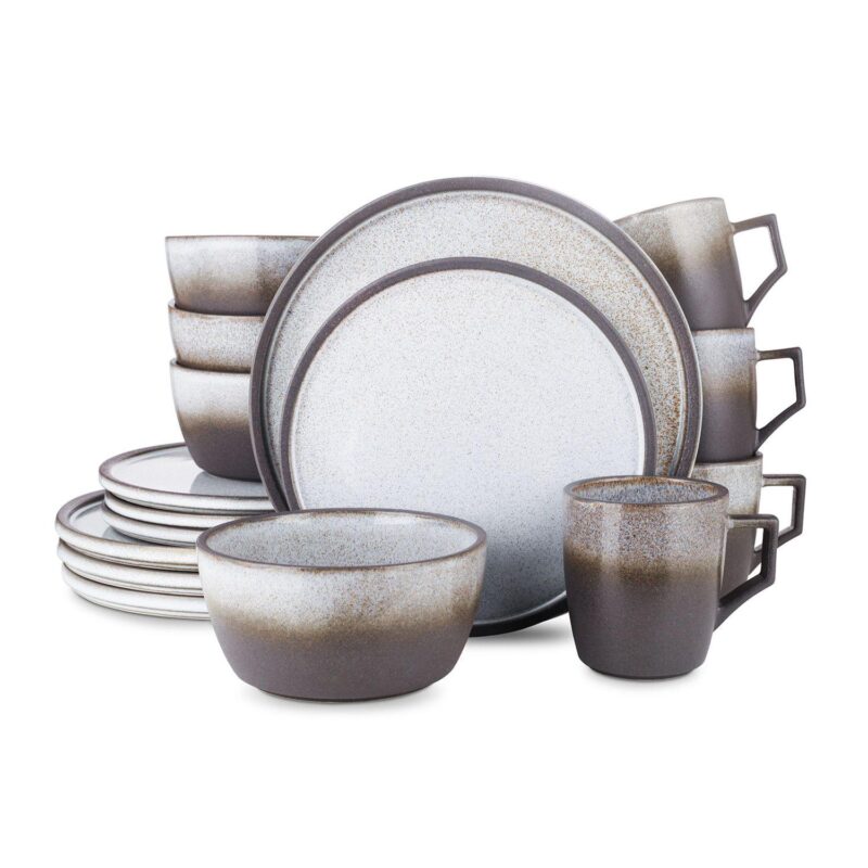 Stone + Lain Vince Stoneware 16-Piece Dinnerware Set - Image 9
