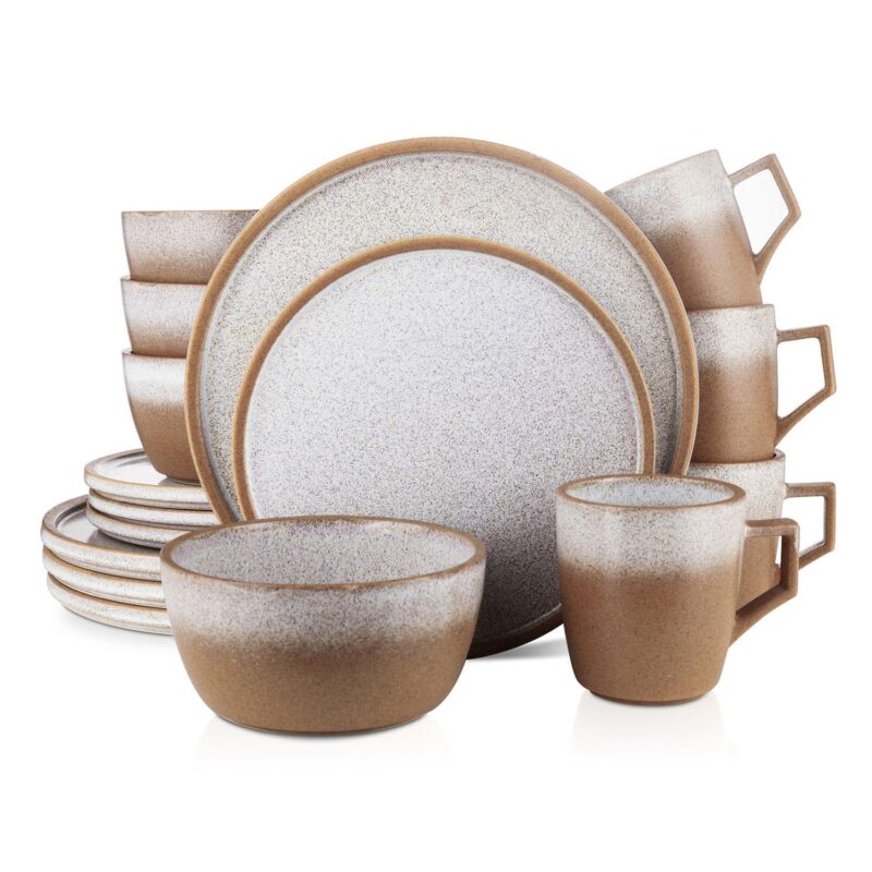 Stone + Lain Vince Stoneware 16-Piece Dinnerware Set - Image 8