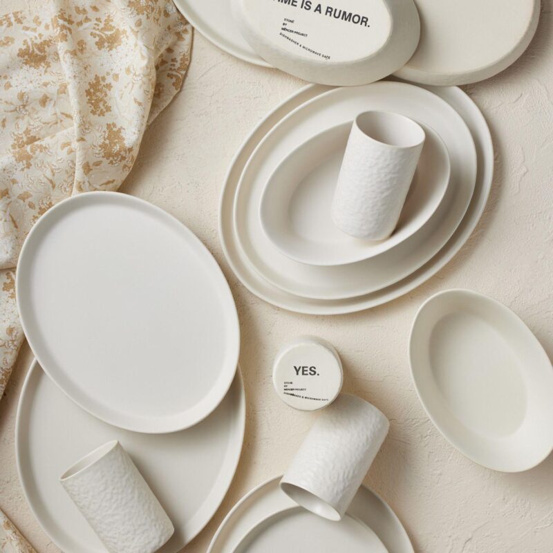 Stone by Mercer Project Katachi Stoneware 16-Piece Dinnerware Set - Image 5