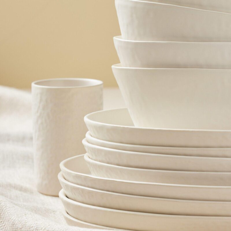 Stone by Mercer Project Katachi Stoneware 16-Piece Dinnerware Set - Image 3