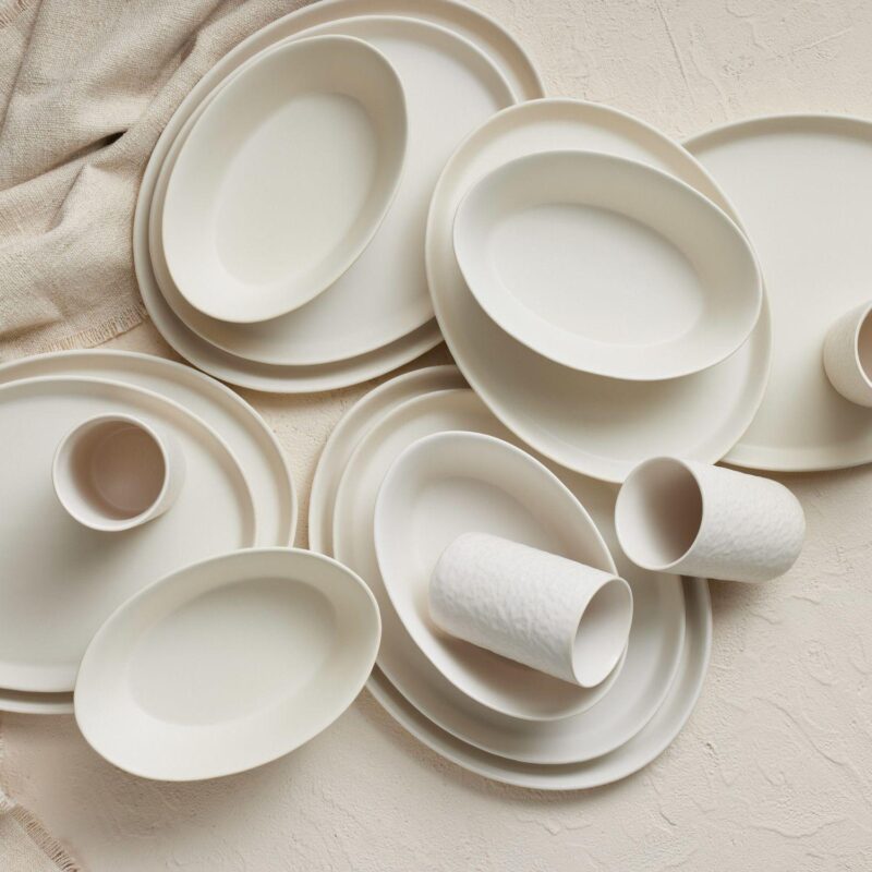 Stone by Mercer Project Katachi Stoneware 16-Piece Dinnerware Set - Image 4