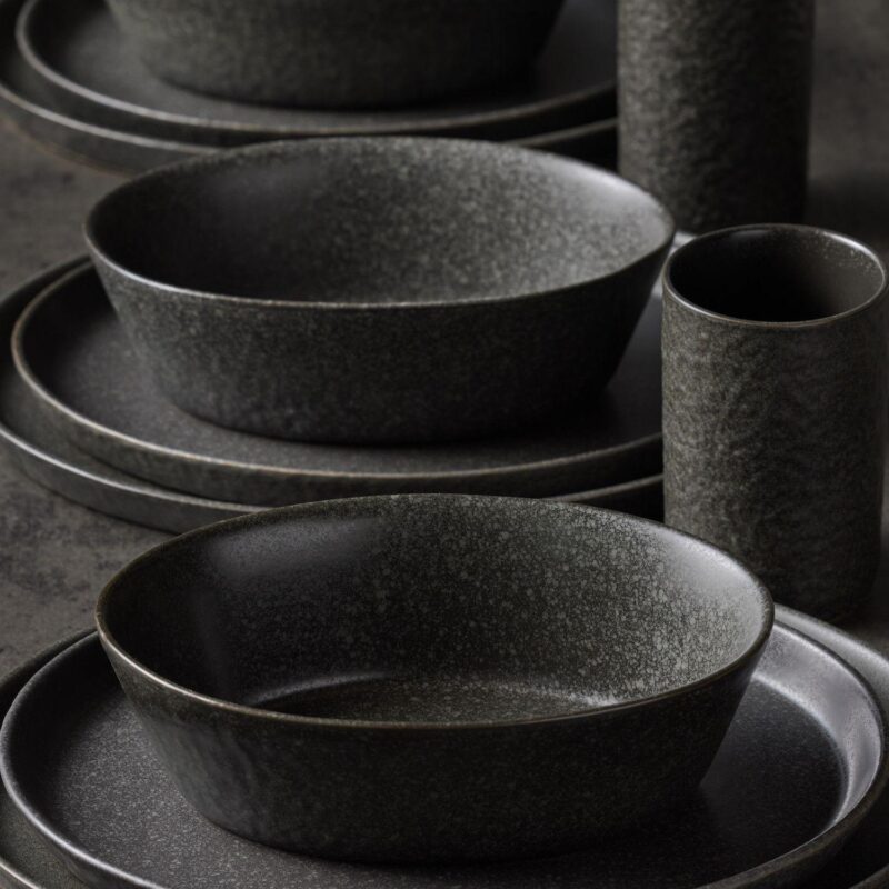 Stone by Mercer Project Katachi Stoneware 16-Piece Dinnerware Set - Image 10