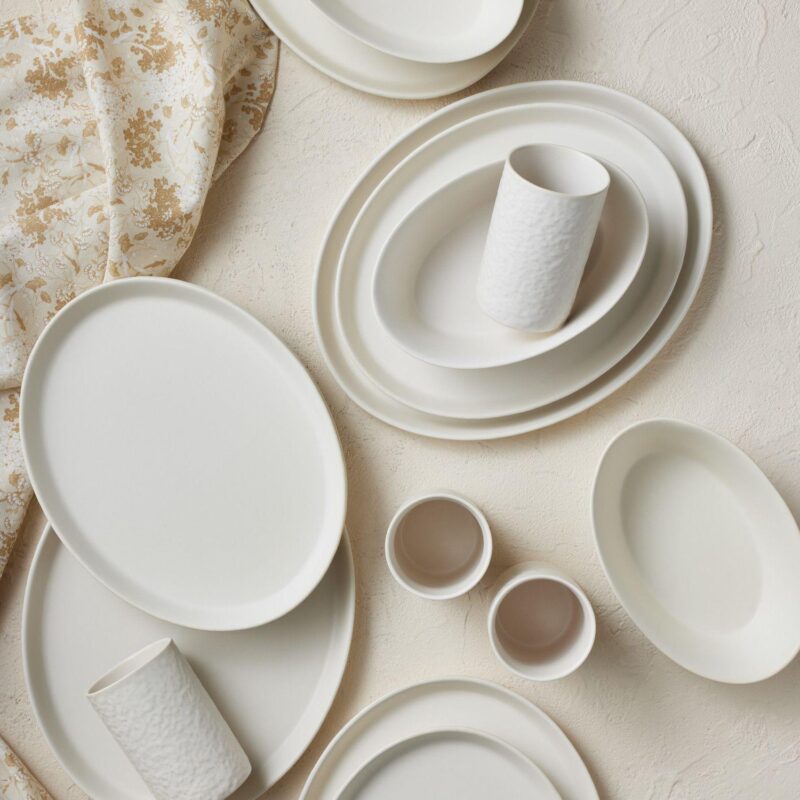 Stone by Mercer Project Katachi Stoneware 16-Piece Dinnerware Set - Image 6