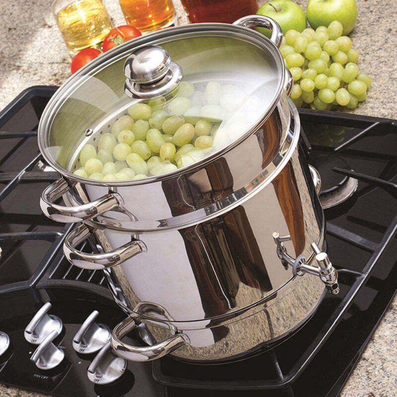 Stove Top Juicer; Stainless Steel - Image 4
