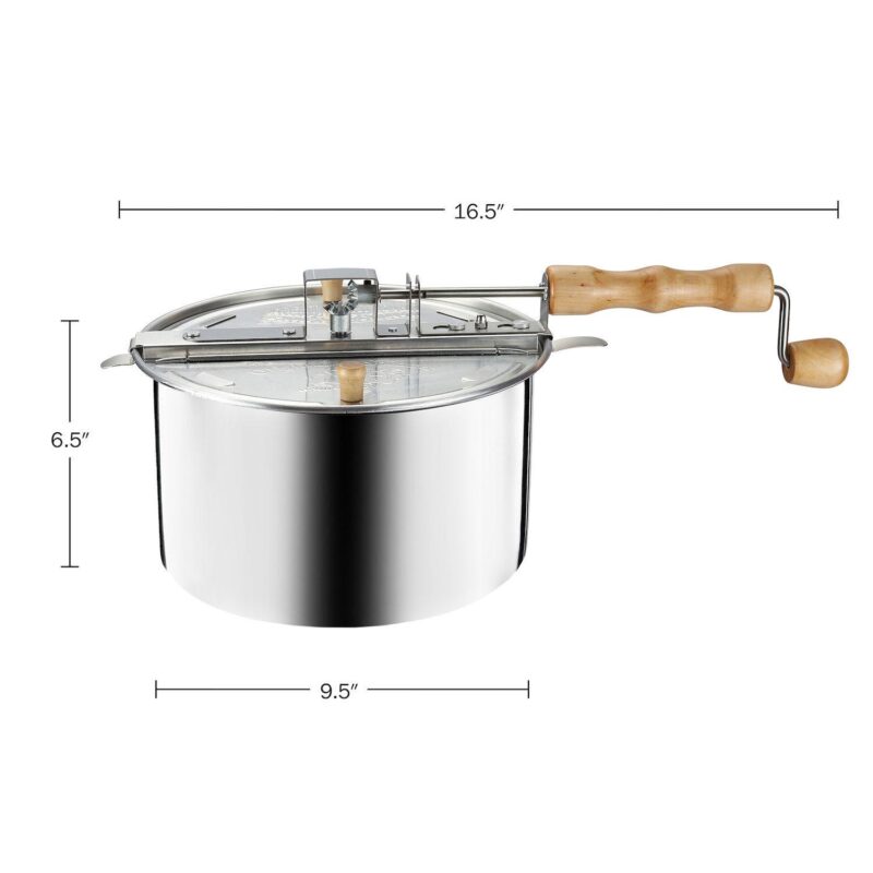 Stovetop 6 Quart Crank Popcorn Maker - Image 2