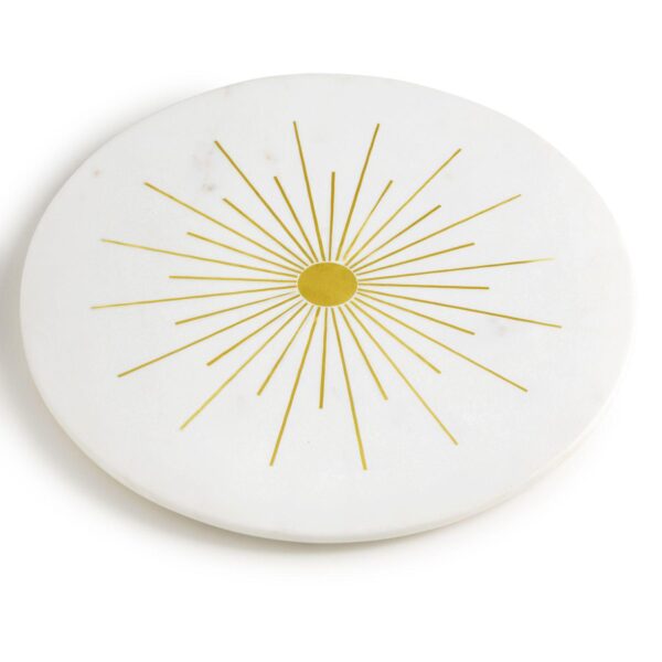 Sunshine Marble Lazy Susan - 16