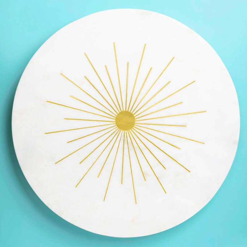 Sunshine Marble Lazy Susan - 16 - Image 3
