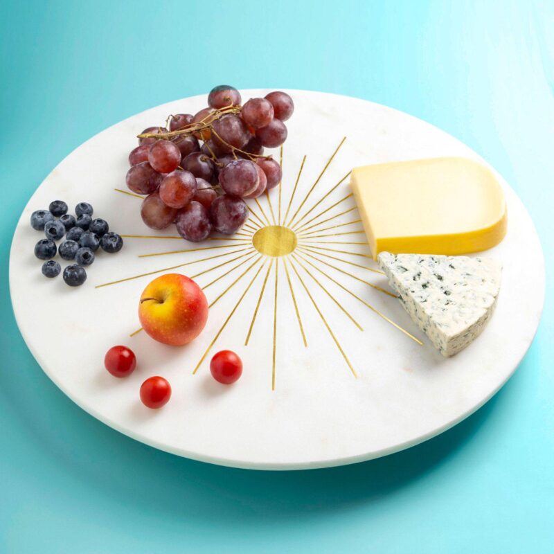Sunshine Marble Lazy Susan - 16 - Image 2