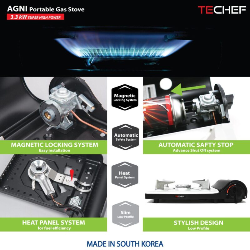 TECHEF - AGNI Portable Butane Gas Stove Burner - Image 4