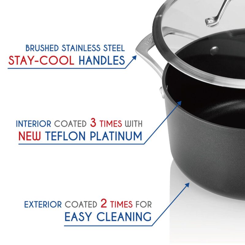 TECHEF - Onyx Collection - 5 Quart Soup Pot with Cover - Image 3