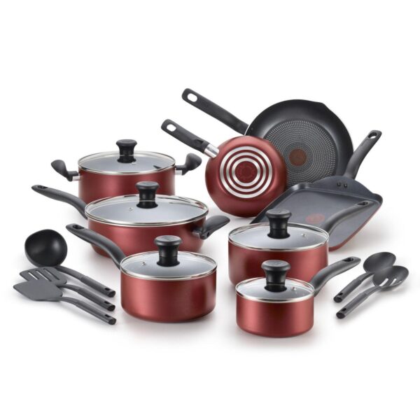 T-Fal 18-Piece Nonstick Cookware Set