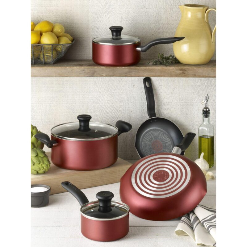 T-Fal 18-Piece Nonstick Cookware Set - Image 2